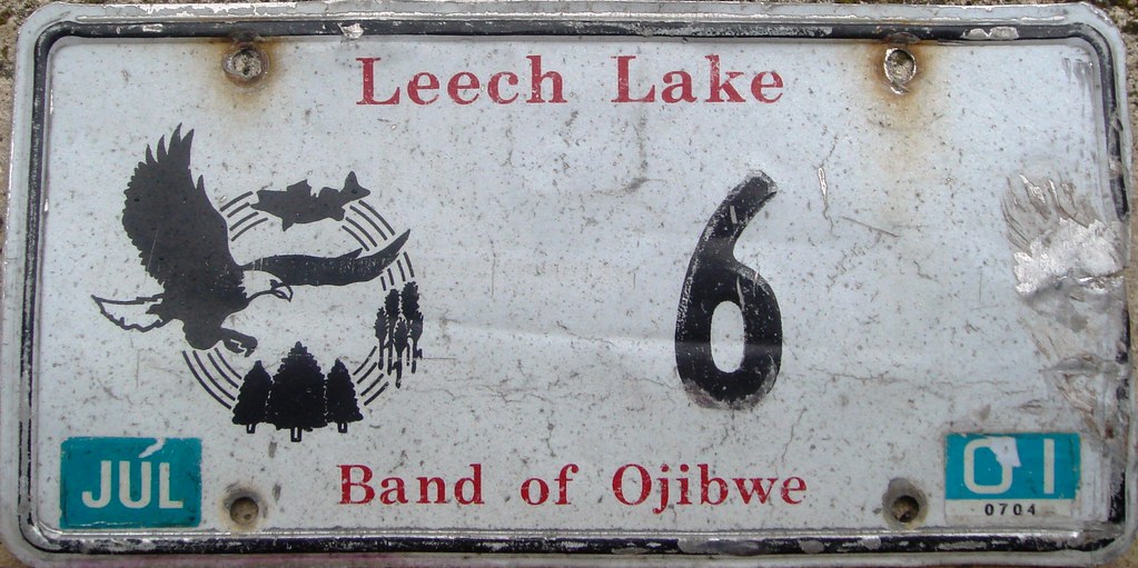 Leech Lake Band of Ojibwe License Plate a photo on Flickriver