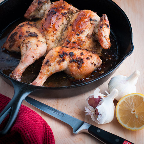 Weeknight Butterflied Chicken on Cast Iron This butterflie… Flickr