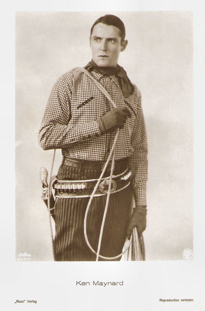 Ken Maynard German postcard by Ross Verlag, no. 4561/1, 19… Flickr