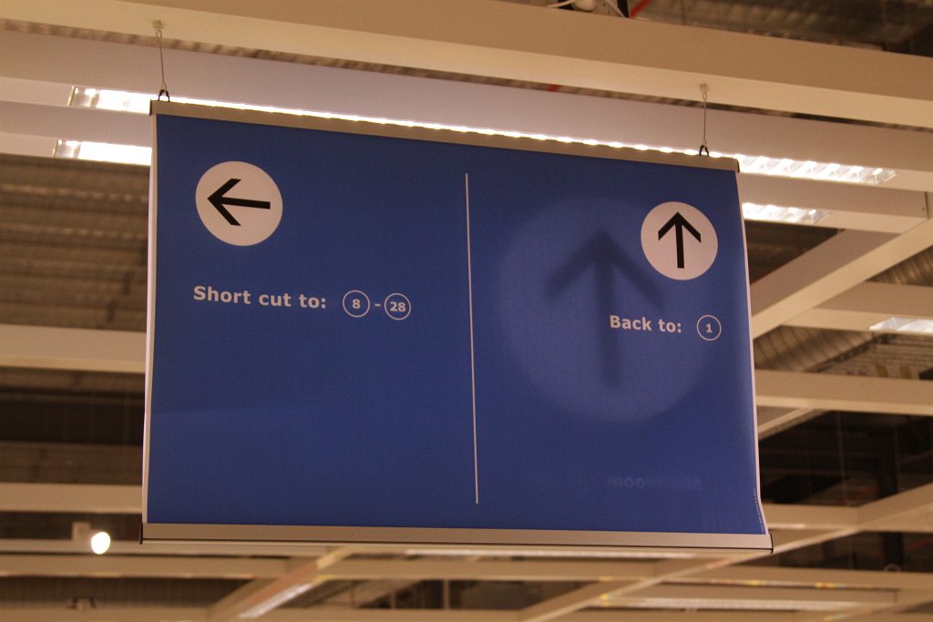 Pssst directions to a shortcut in the Ikea Richmond stor… Flickr