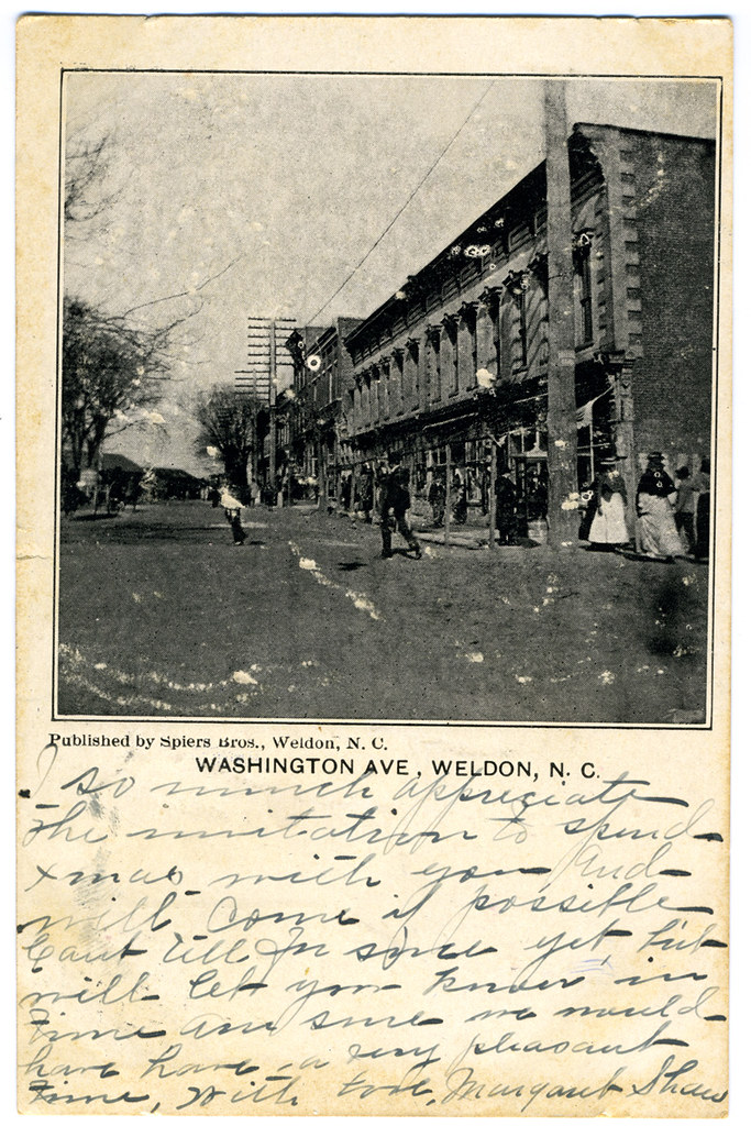Washington Ave, Weldon, N.C. View of a downtown street sho… Flickr