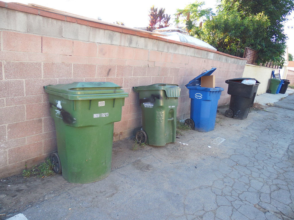 LABOS Rehrig in a Consolidated Disposal route Norwalk, CA
