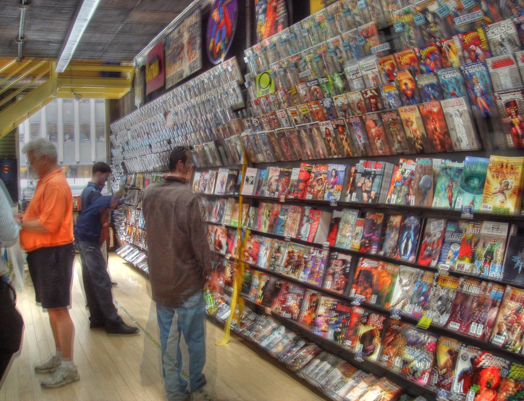 Store Comic books stores are great for photos, when they'r… Flickr