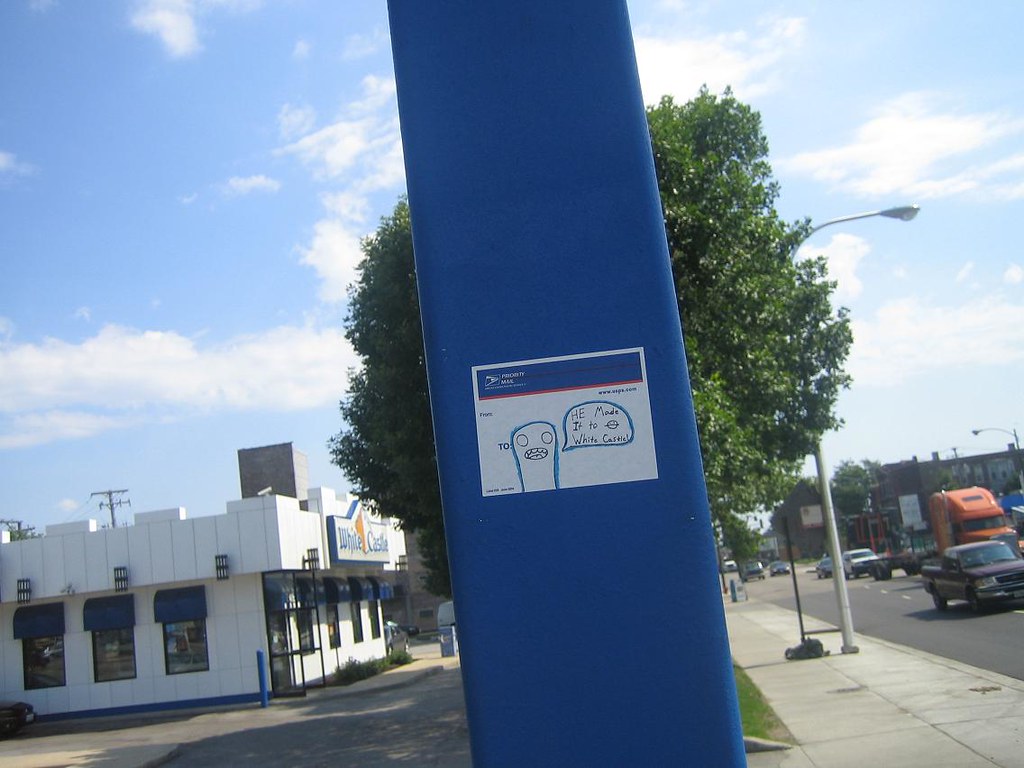 He Made It To White Castle! Ok, so in california there are… Flickr