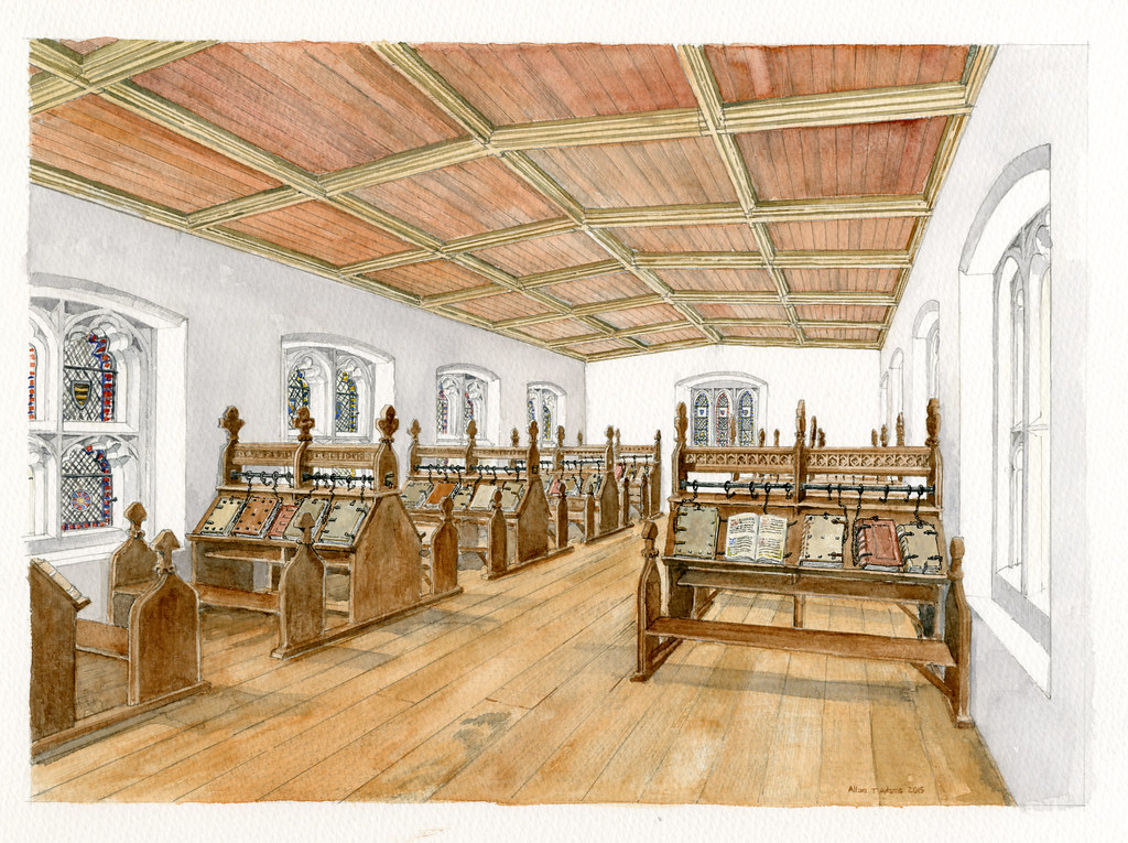 York Minster library from the east A reconstruction drawin… Flickr
