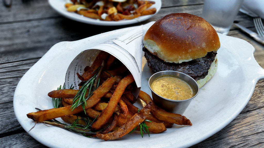 Greenhouse Tavern Lamb Burger Ohio lamb burger with a spic… Flickr
