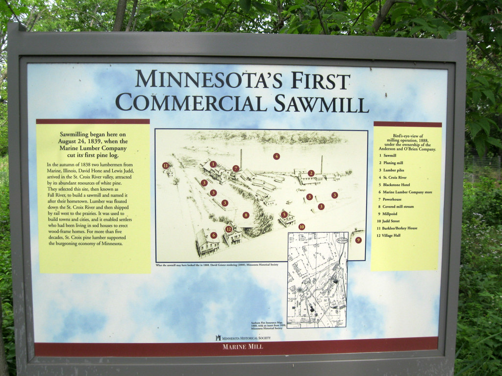 Minnesota's first commercial sawmill C Flickr