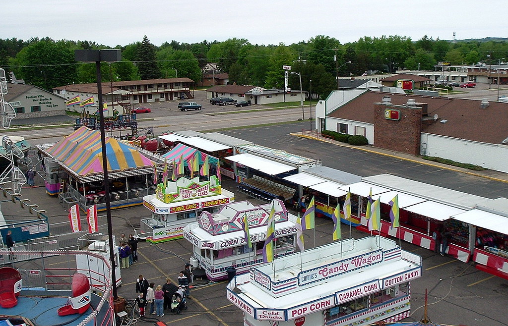 Spring Carnival Aerial View. Mark Flickr