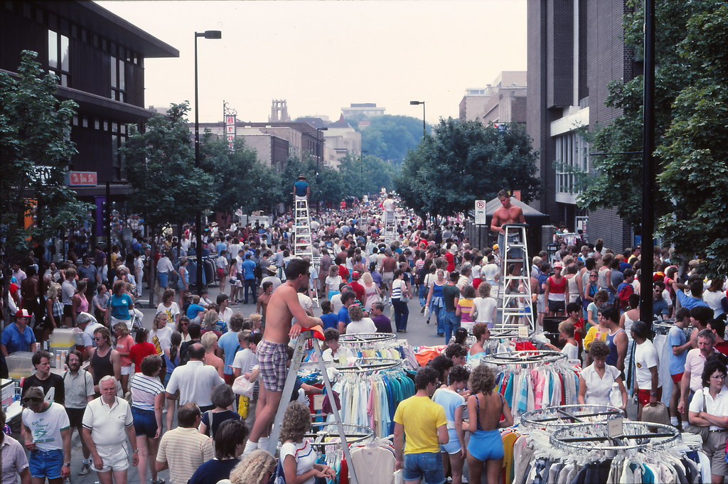 State Street during Maxwell Street Days, July 13, 1985 Flickr