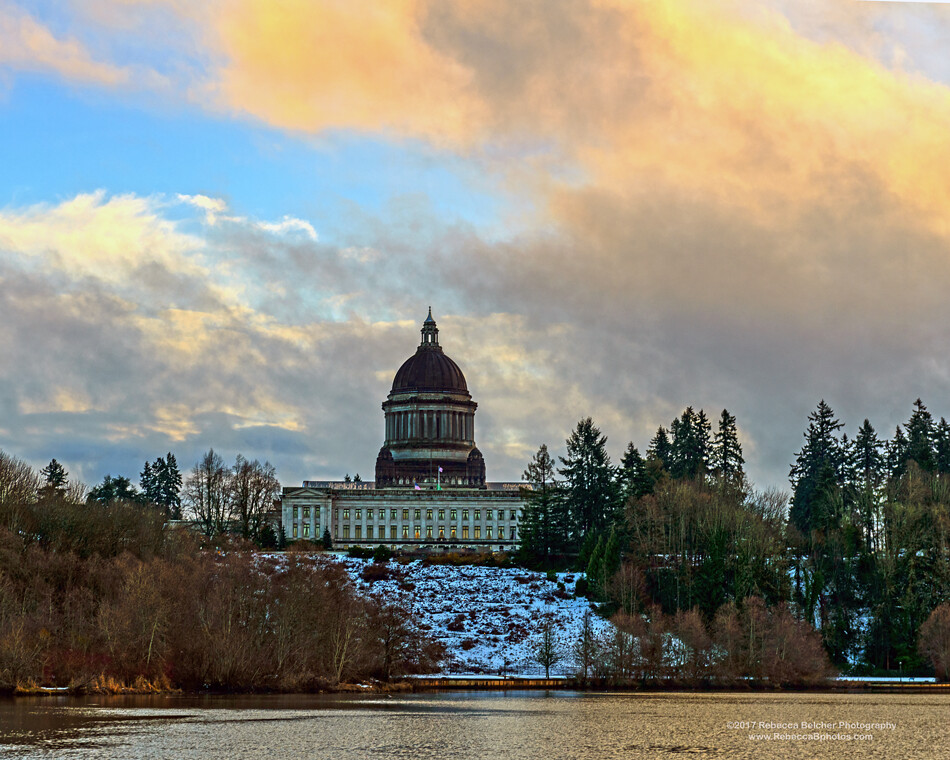Capitol Building Olympia Washington Sunset at the park aft… Flickr