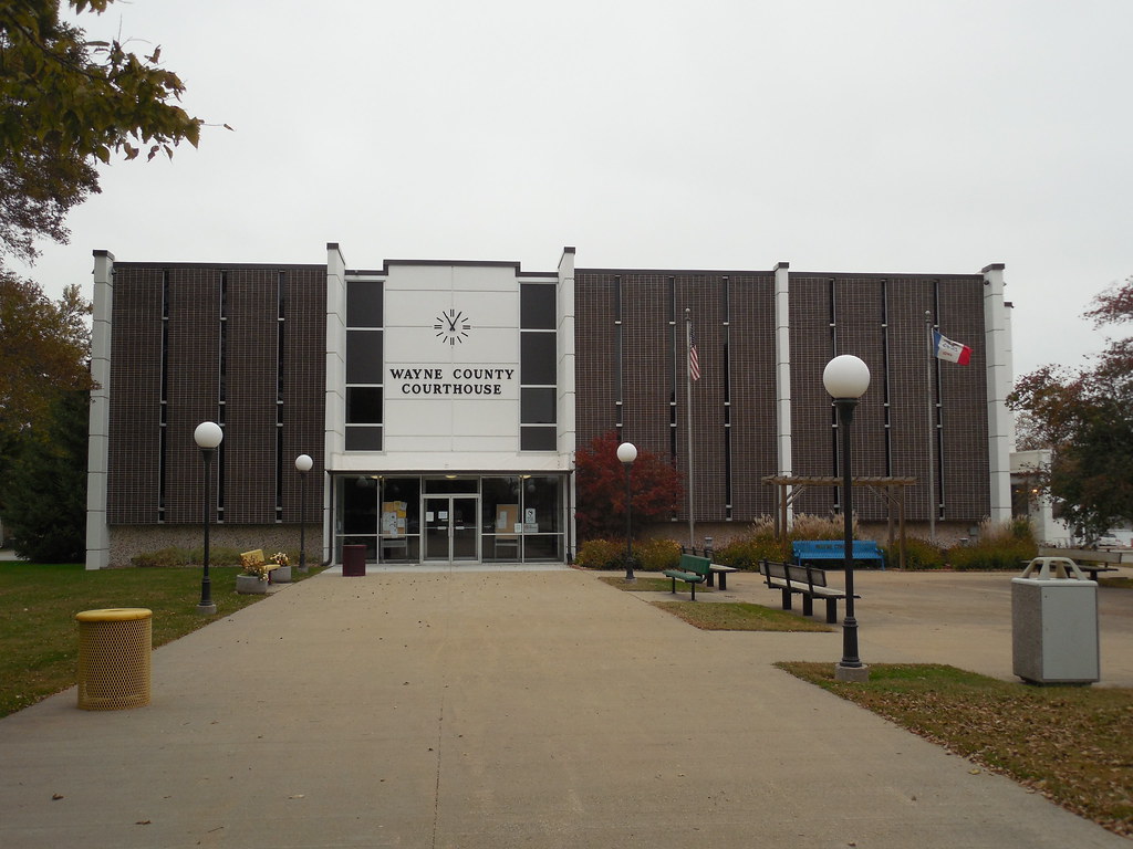 Wayne County Courthouse Corydon, Iowa Completed in 1964. Flickr