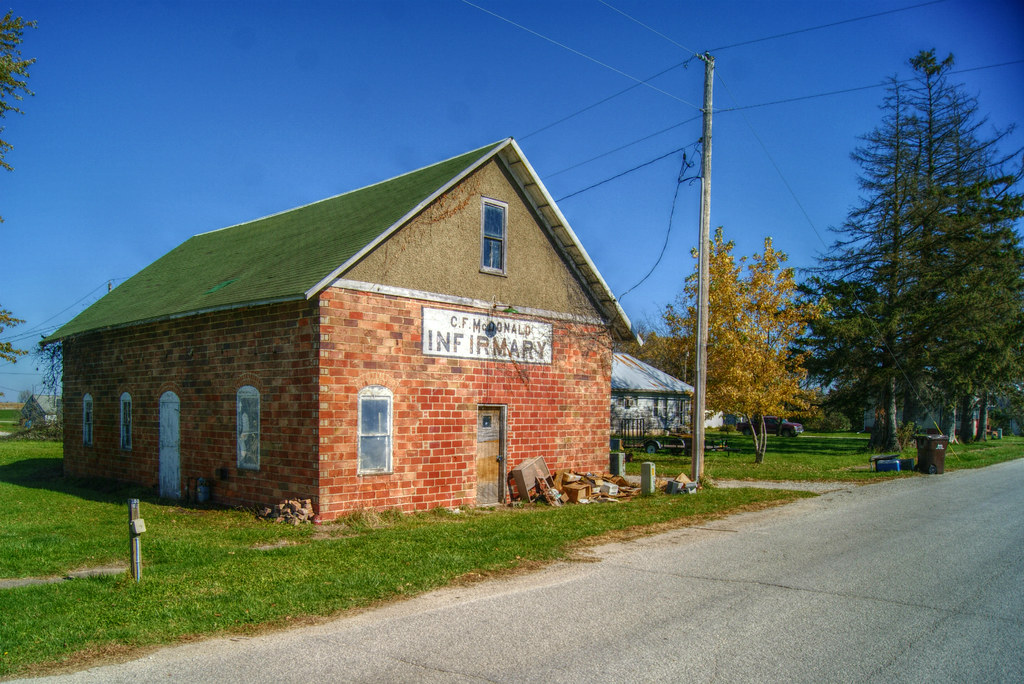 CF Mcdonald Infirmary A few buildings from Lorimor Iowa. Flickr