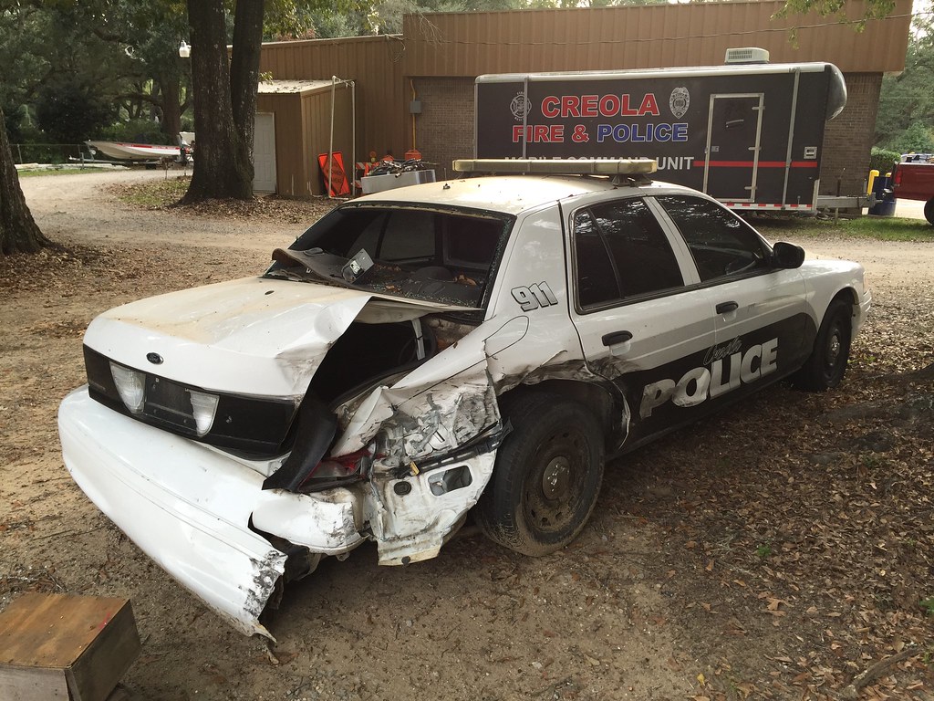 Wrecked Creola PD Crown Vic Mr. Gump Flickr