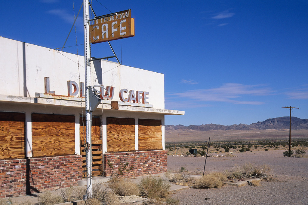 ludlow cafe / route 66. ludlow, ca. 1999. abandoned places… Flickr