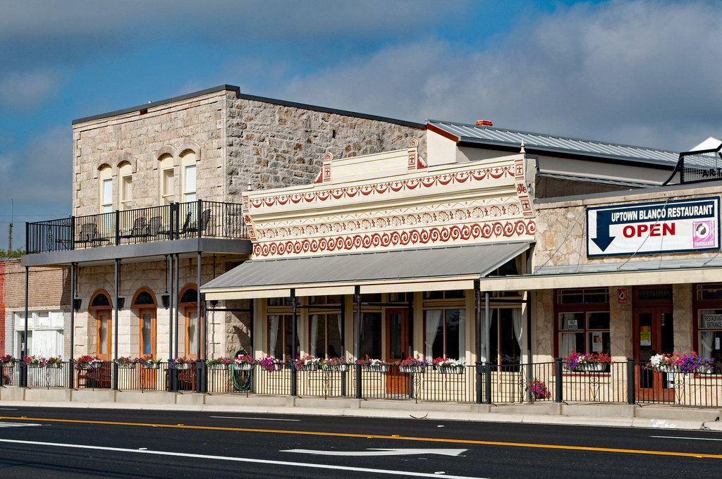 Blanco, Texas On the town square in Blanco, Texas stevesheriw Flickr