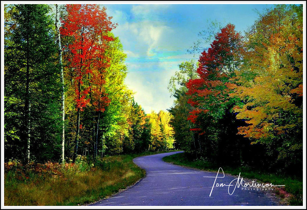 Autumn Road Wabeno, Wisconsin Another way to view my image… Flickr