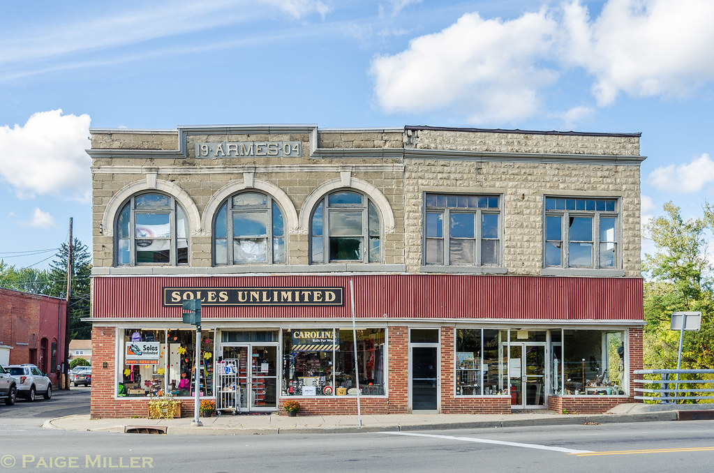 Gowanda, NY Armes building, 1904 Paige Miller Flickr