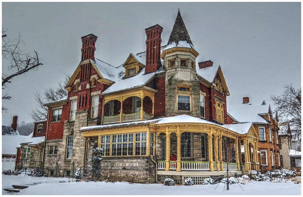 Wintertime Victorian Home Kittanning PA Jim Hoover Flickr