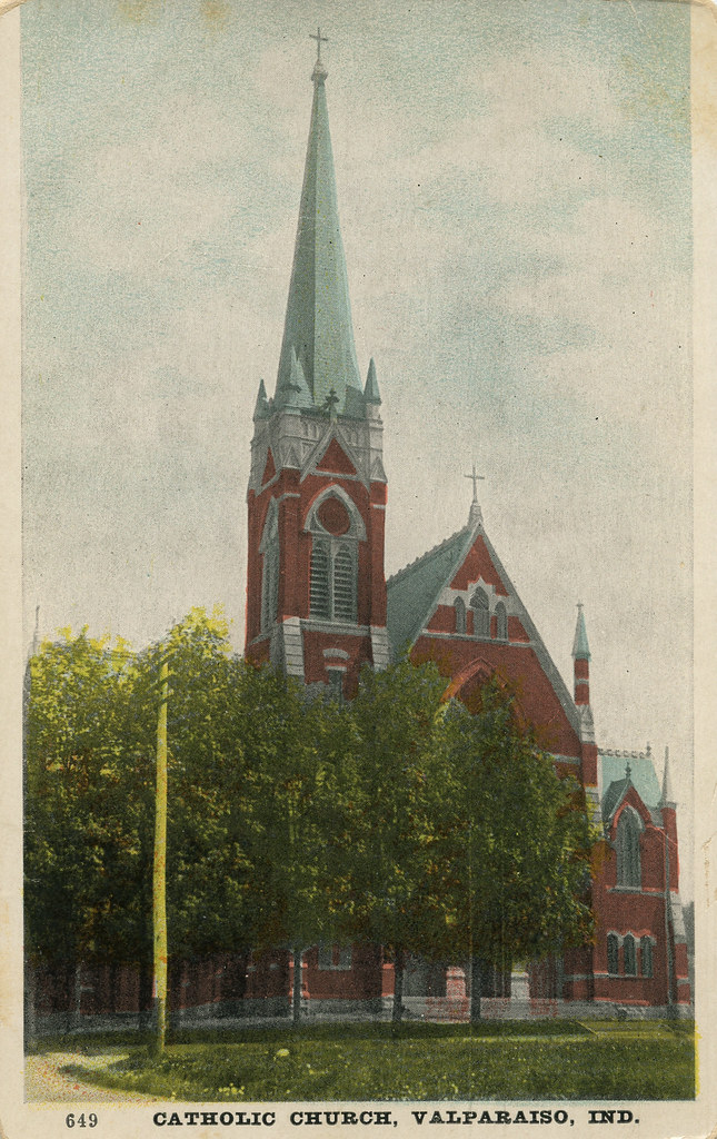 St. Paul Catholic Church, circa 1908 Valparaiso, Indiana… Flickr