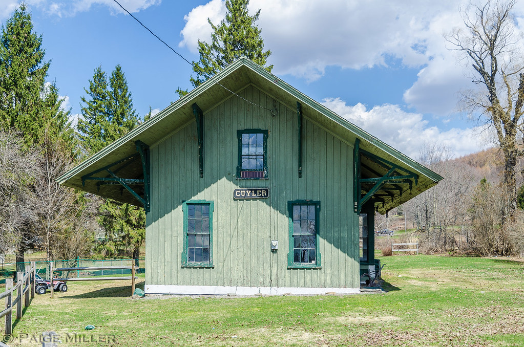 Cuyler, NY Lehigh Valley RR Station in Cuyler, NY Paige Miller Flickr