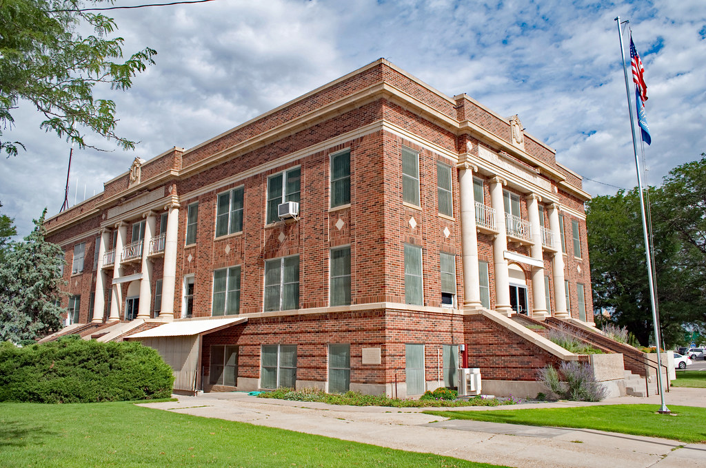 Cimarron County Courthouse In Boise City, Oklahoma Flickr