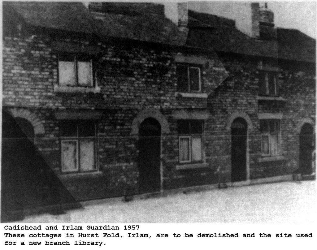 Hurst Fold cottages,Irlam. Cadishead and Irlam Guardian 19… Flickr