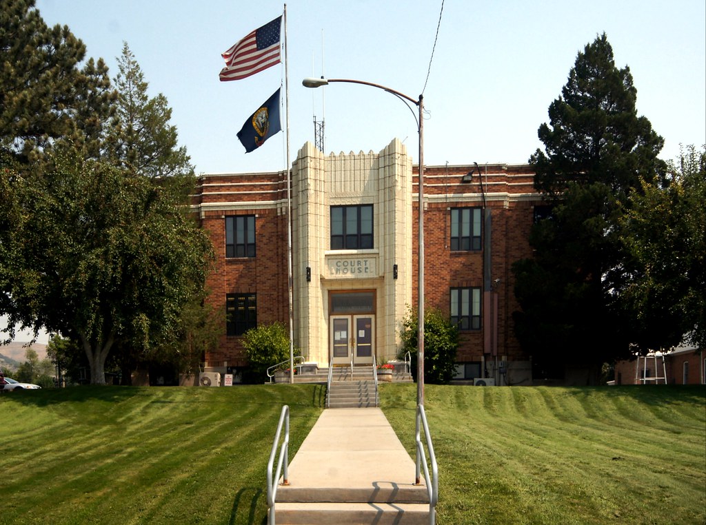 Oneida County Courthouse Malad City, Idaho 1939 Art Deco… Flickr