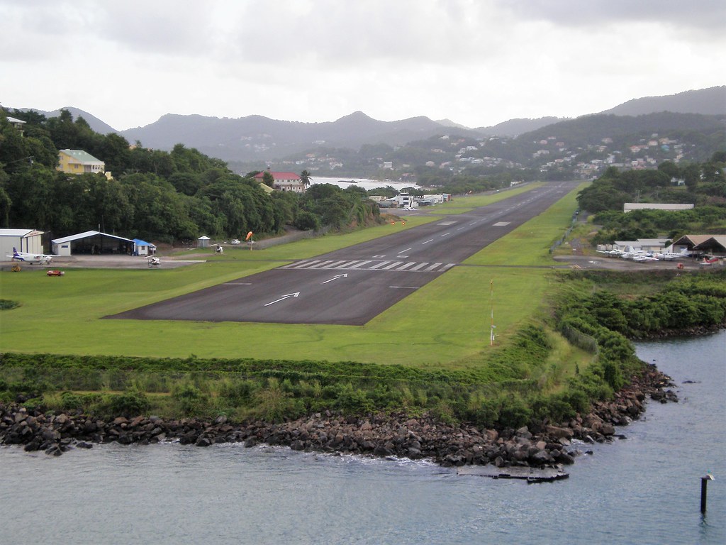 St Lucia Airport, Caribbean. Taken with a 'point and shoot… Flickr
