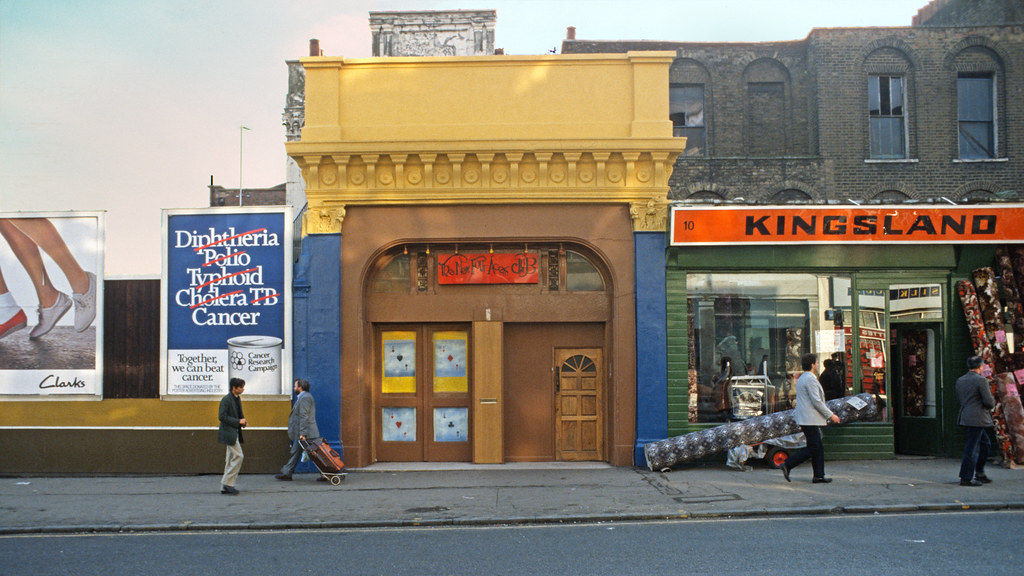 Club Four Aces Dalston Lane 1984 Alan Denney Flickr