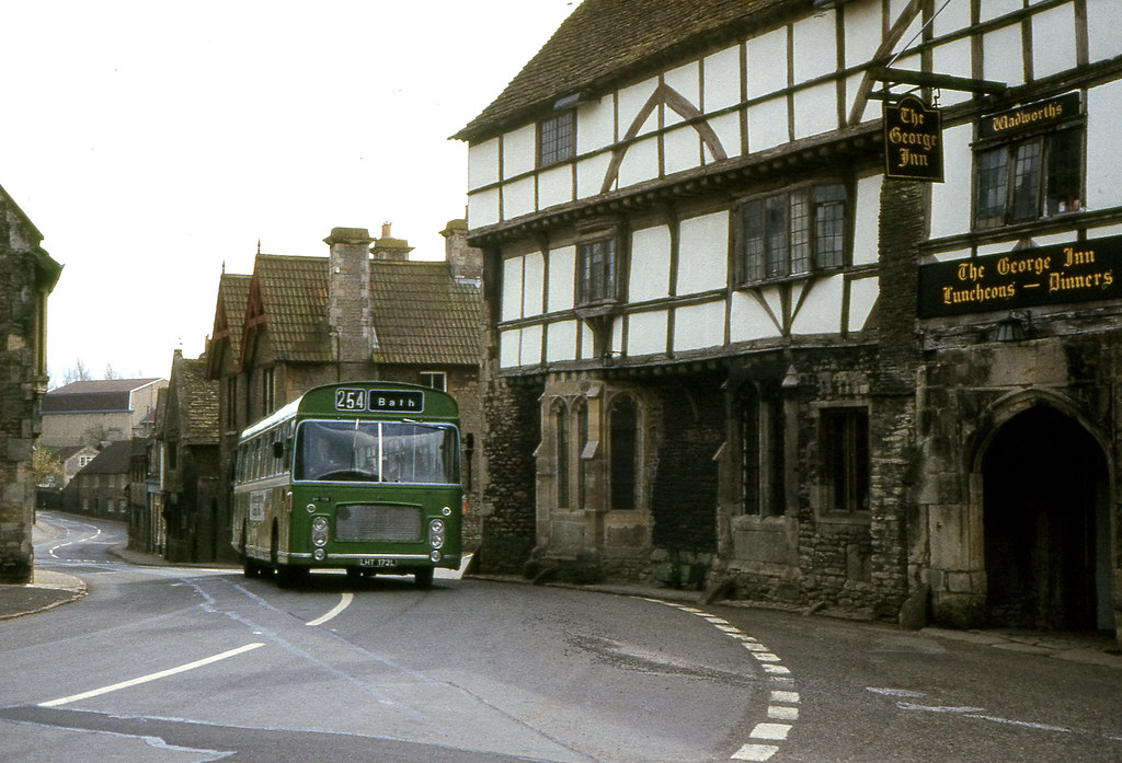 Norton St Philip A Bath bound RE passes the medieval Flickr