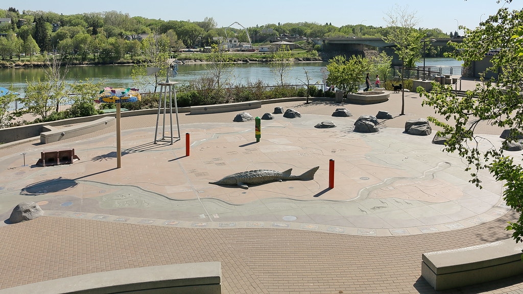 River Landing Spray Park, Saskatoon (505730) River Landing… Flickr