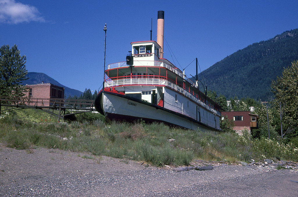 Historic SS Moyie at Kaslo B.C. in 1980 You can't tell fro… Flickr