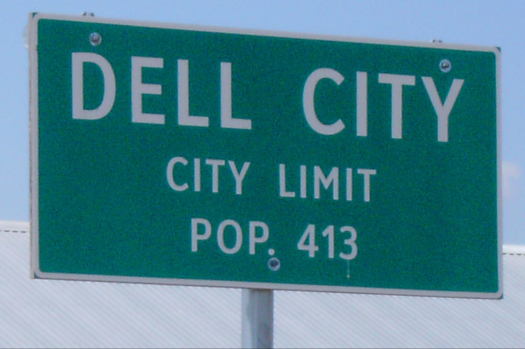 Dell City Sign (Dell City, Texas) Located on the east edge… Flickr