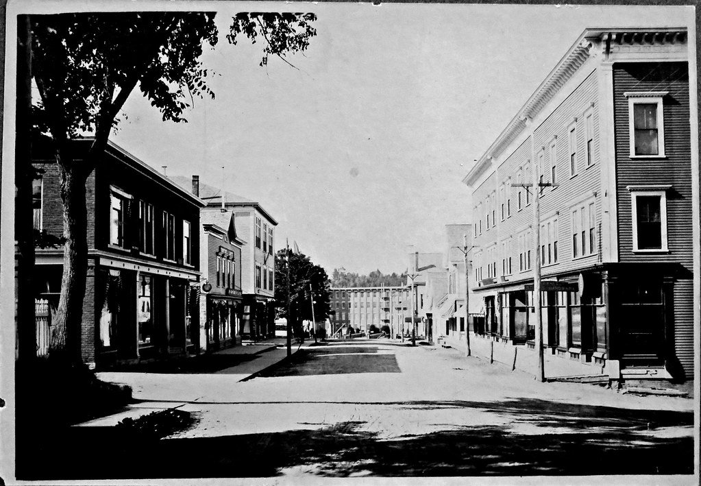 Before the Great Fire, circa 1900, Lisbon Falls, Maine (Ex… Flickr