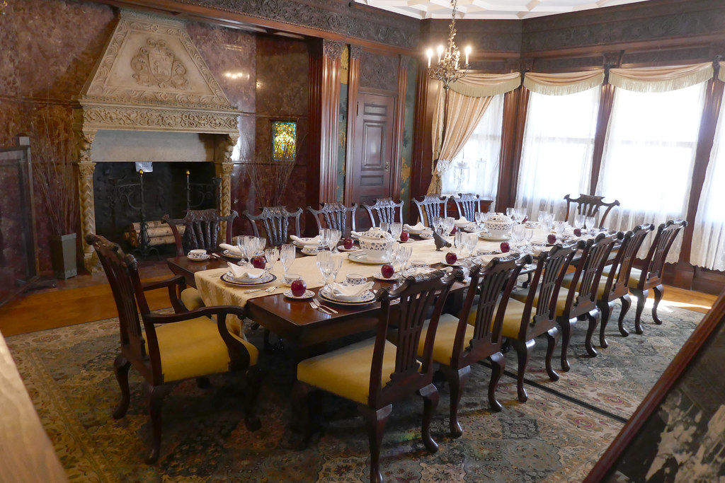 Dinner for Fourteen Manor House, Bayard Cutting Arboretum.… Norman