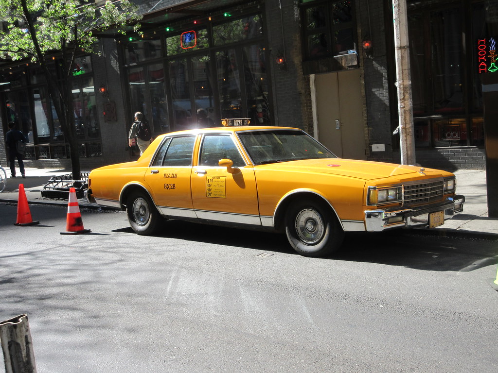 Yellow 1970s Chevrolet Caprice Taxi Cab NYC 6914 Yellow 19… Flickr