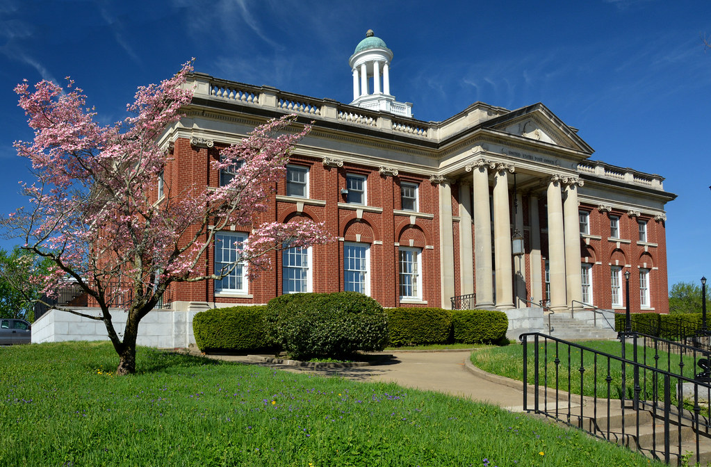 USPS Spring Morning A colorful little Dogwood tree graces … Flickr