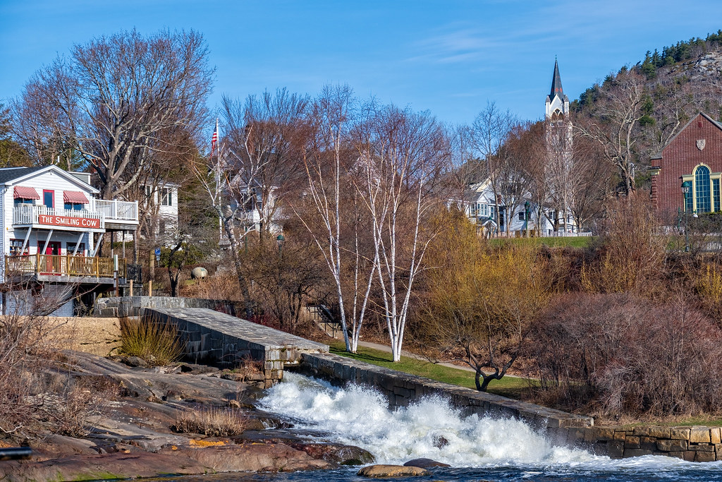 Harbor Waterfall Camden Maine lennycarl08 Flickr