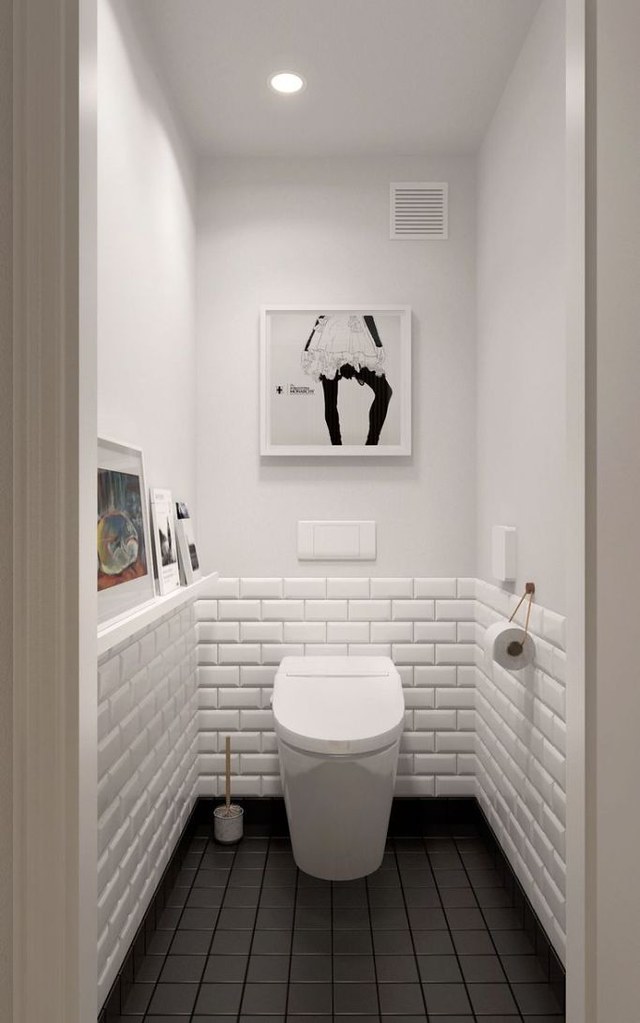 15+ Beautiful Small White Bathroom Remodel Ideas via WordP… Flickr