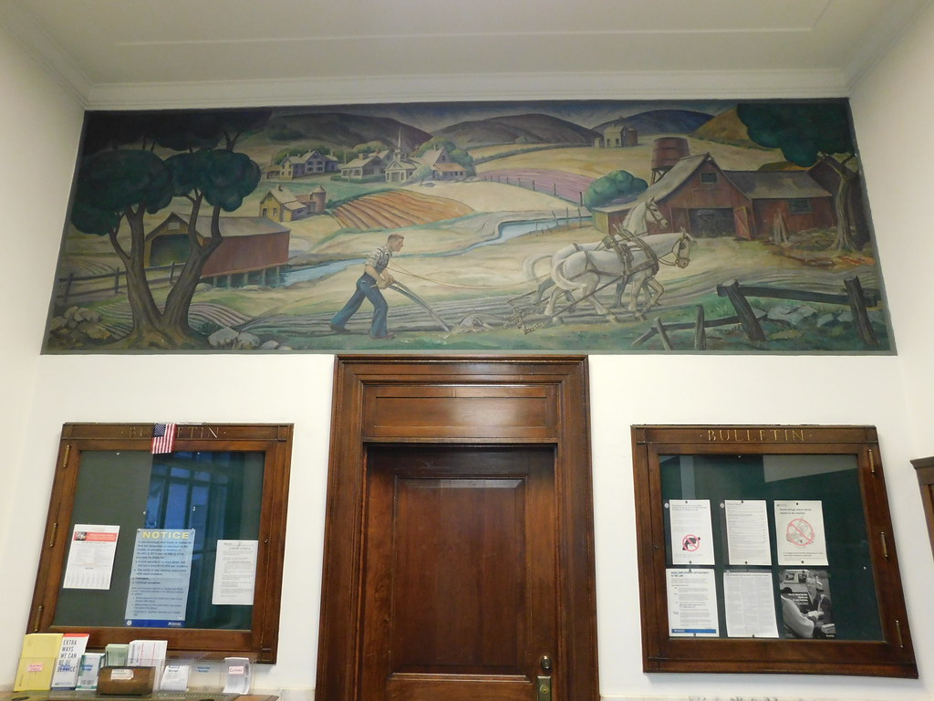 Lebanon, New Hampshire Post Office Mural New Deal mural en… Flickr