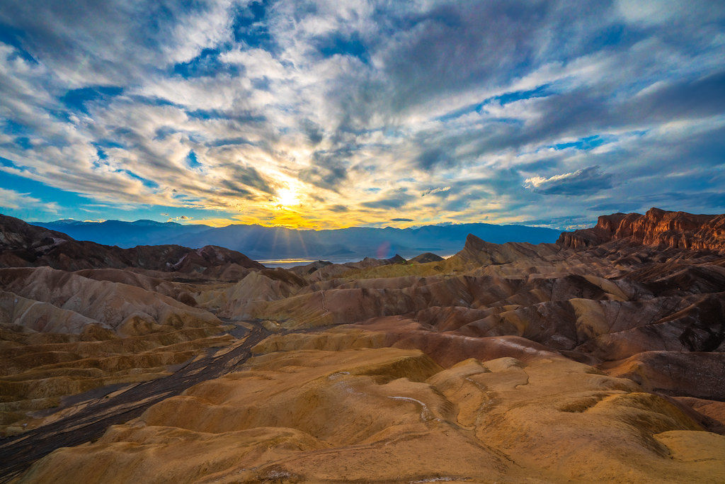 Zabriskie Point Sunset CLouds Death Valley National Park S… Flickr
