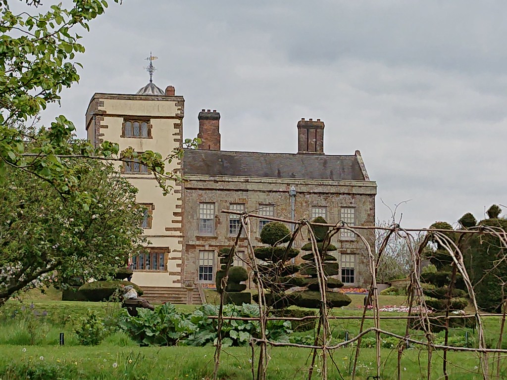Canons Ashby House from the Fruit and vegetable terraces a photo on