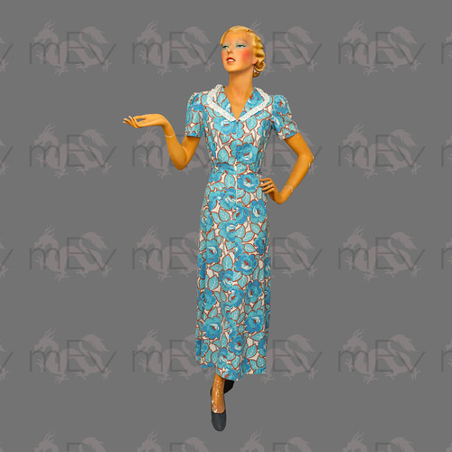 1930s Floral Print Cotton House Dress Stephen Egglestone Flickr