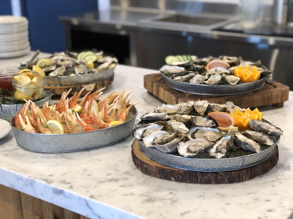 Fresh seafood Sam's Anchor Cafe in Tiburon, California Sarah