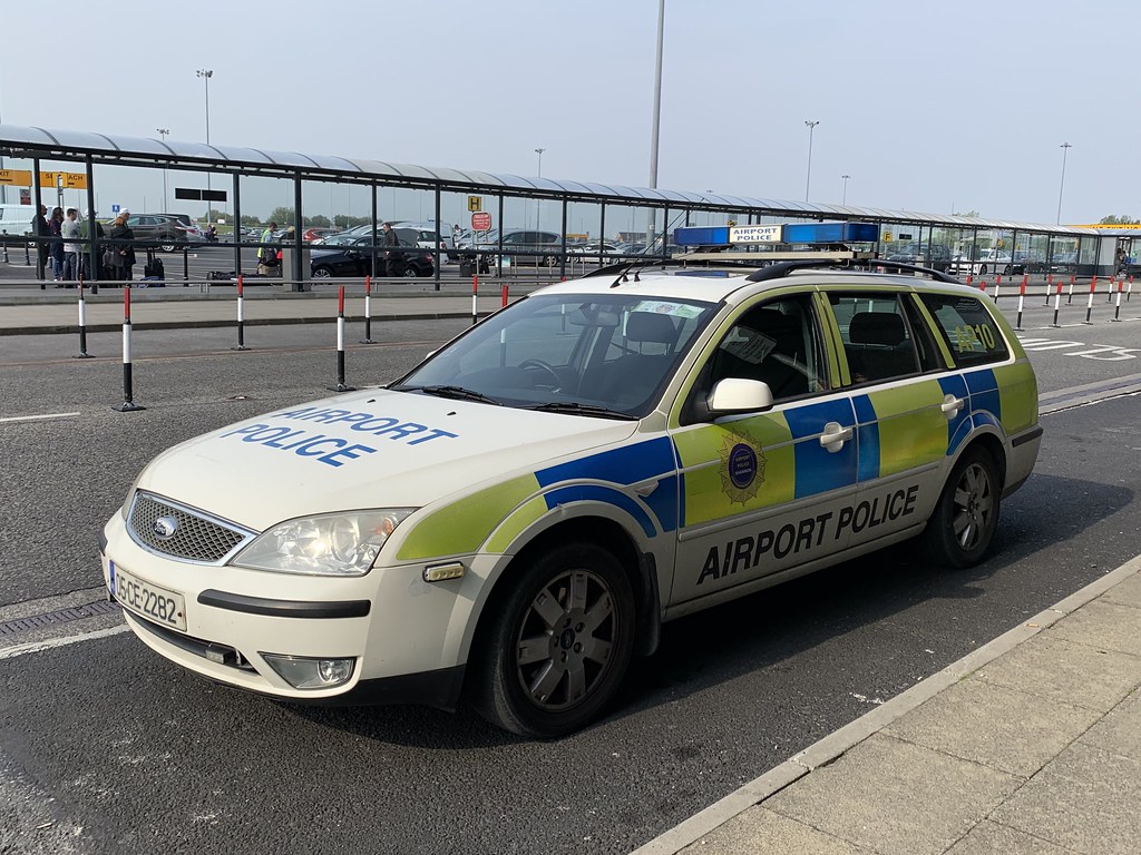 Airport Police Vehicle Shannon Airport, Ireland May 2019 a photo