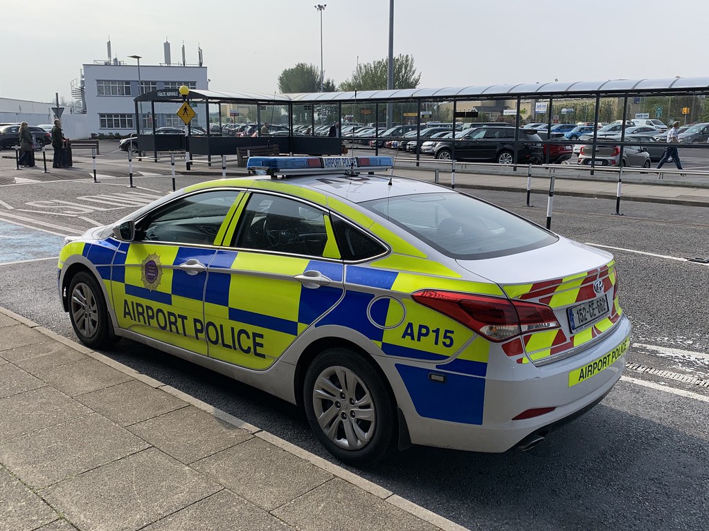 Airport Police Vehicle Shannon Airport, Ireland May 2019 a photo