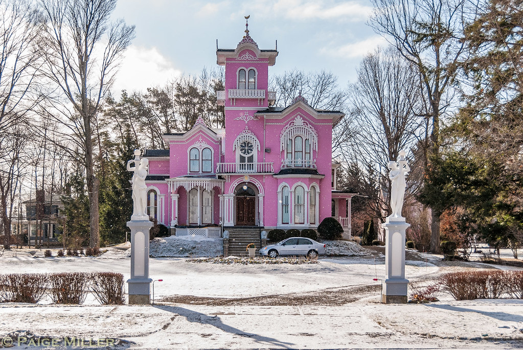 Wellsville, NY Pink House, Wellsville, NY Paige Miller Flickr