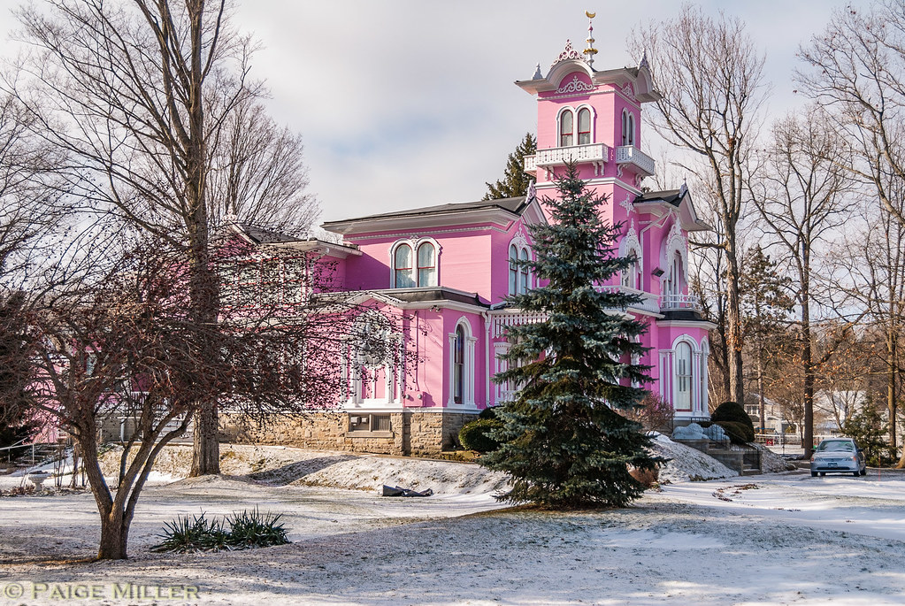 Wellsville, NY Pink House, Wellsville, NY Paige Miller Flickr