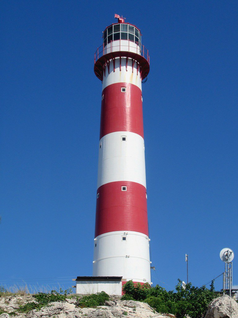 South Point Lighthouse South Point Lighthouse (1851) on Ba… Flickr