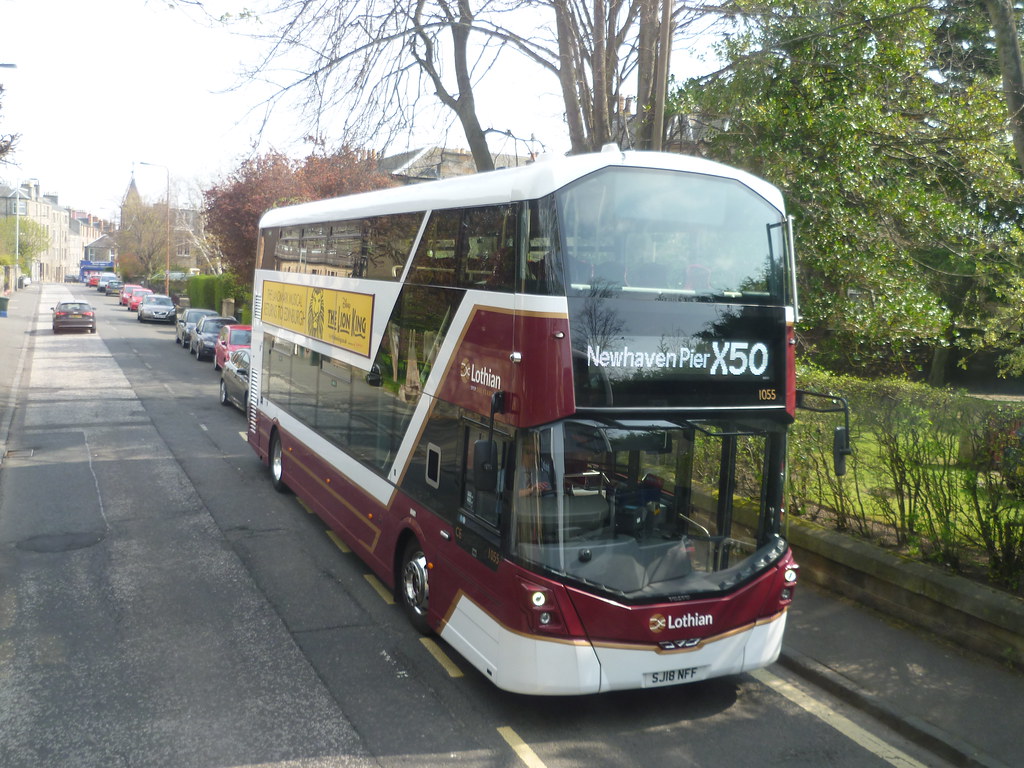 Lothian 1055 on new Cruiselink service in Stanley Road, Ed… Flickr